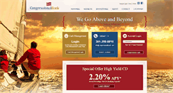 Desktop Screenshot of congressionalbank.com